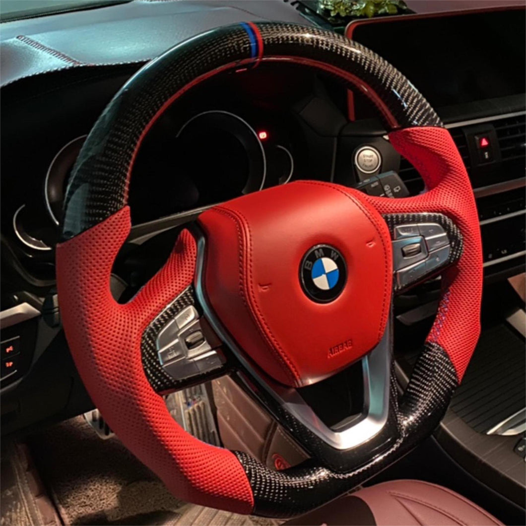 TTD Craft BMW G20 G30 G31 G01 G02 G11 G12 F30 I4 Carbon Fiber Steering Wheel