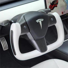 Lade das Bild in den Galerie-Viewer, TTD Craft Tesla Model 3 Y Carbon Fiber Steering Wheel