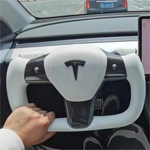 Lade das Bild in den Galerie-Viewer, TTD Craft Tesla Model 3 Y Carbon Fiber Steering Wheel
