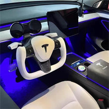 Lade das Bild in den Galerie-Viewer, TTD Craft Tesla Model 3 Y Carbon Fiber Steering Wheel