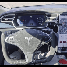 Загрузить изображение в средство просмотра галереи, TTD Craft Tesla Model S / X Yoke Carbon Fiber Steering Wheel