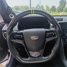 Load image into Gallery viewer, TTD Craft Cadillac 2015-2019 CTS  CTS-V/ 2013-2019 ATS ATS-V /2014-2016 ELR Carbon Fiber Steering Wheel
