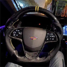 Charger l'image dans la galerie, TTD Craft Cadillac 2015-2019 CTS CTS-V / 2013-2019 ATS ATS-V /2014-2016 ELR Carbon Fiber Steering Wheel