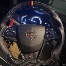 Charger l'image dans la galerie, TTD Craft Cadillac 2015-2019 CTS CTS-V / 2013-2019 ATS ATS-V /2014-2016 ELR Carbon Fiber Steering Wheel