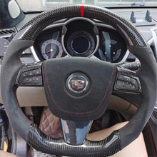 Load image into Gallery viewer, TTD Craft Cadillac 2008-2013 CTS / 2008-2009 XLR / 2008-2011 STS / 2010-2013 SRX  Carbon Fiber Steering wheel
