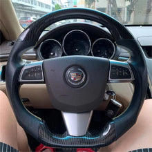 Charger l'image dans la galerie, TTD Craft Cadillac 2008-2013 CTS / 2008-2009 XLR / 2008-2011 STS / 2010-2013 SRX Carbon Fiber Steering wheel
