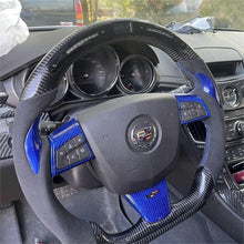 Lade das Bild in den Galerie-Viewer, TTD Craft Cadillac 2008-2013 CTS / 2008-2009 XLR / 2008-2011 STS / 2010-2013 SRX Carbon Fiber Steering wheel