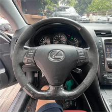 Carregar imagem no visualizador da galeria, Volante de fibra de carbono TTD Craft Lexus 2006-2011 GS350/GS430/GS450/2008-2011 GS460