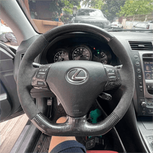 Carregar imagem no visualizador da galeria, Volante de fibra de carbono TTD Craft 2005-2006 Lexus ES300 ES330