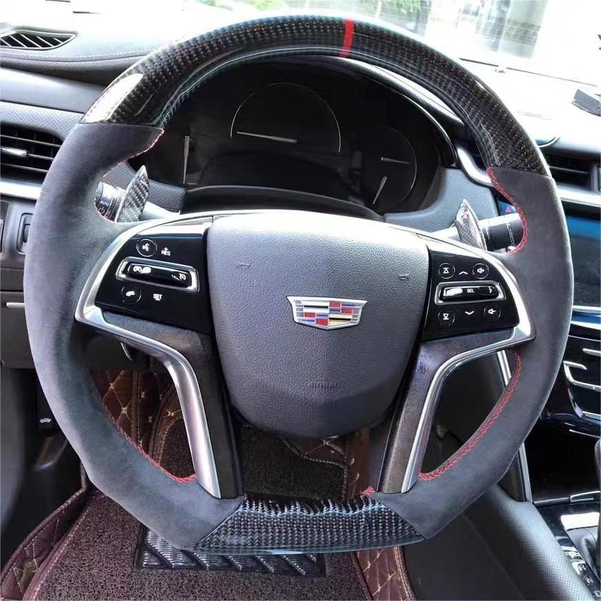 TTD Craft Cadillac  2015-2020 Escalade / 2013-2019 XTS / 2014-2016 SRX Carbon Fiber Steering Wheel