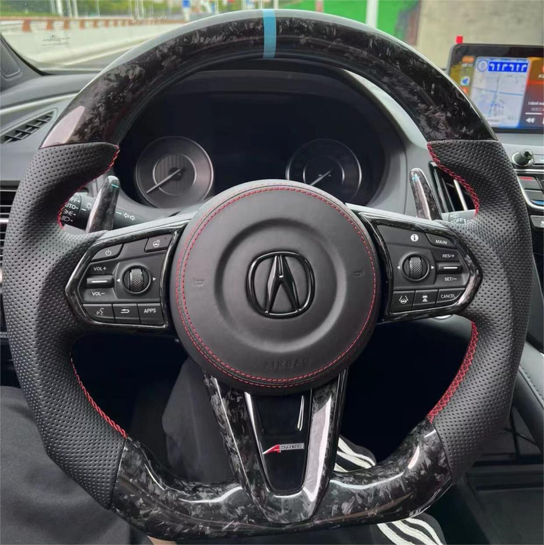 TTD Craft 2019-2024 RDX A-Spec Advance Package SH-AWD Carbon Fiber Steering Wheel