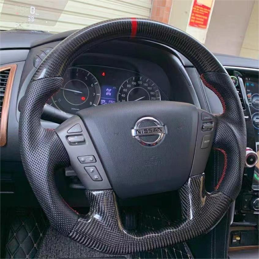 TTD Craft  Infiniti 2011-2017 QX56 Carbon Fiber Steering Wheel