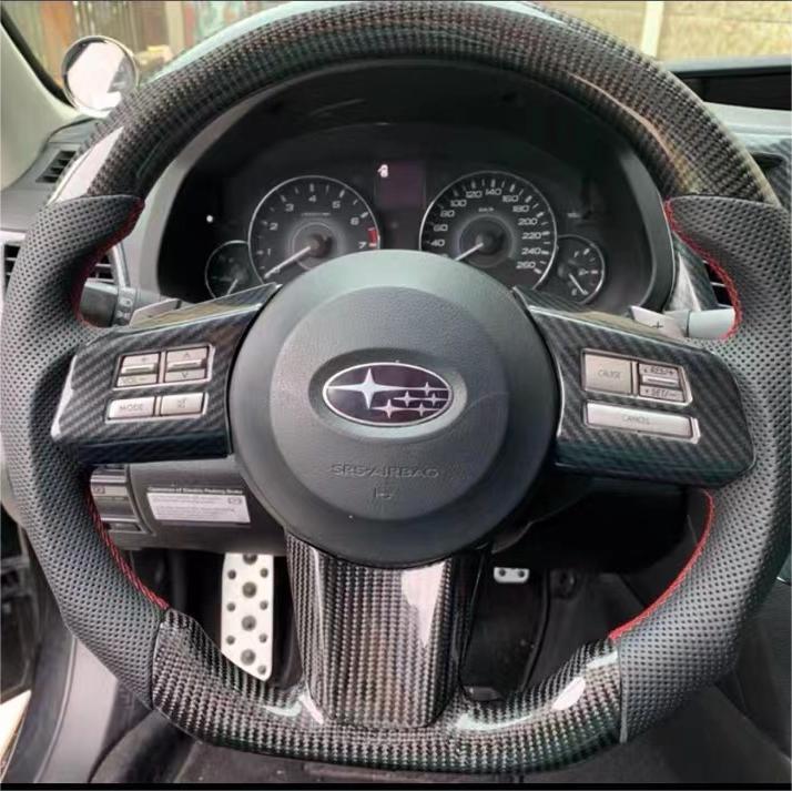 TTD Craft Subaru 2010-2011 Outback 2010-2011 Legacy Carbon Fiber Steering Wheel