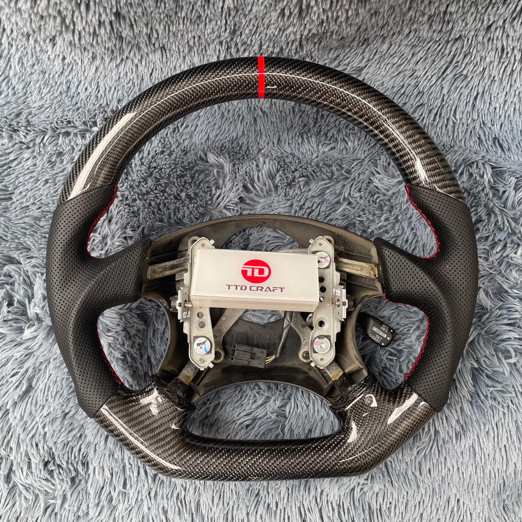 TTD Craft  Subaru 2003-2006 Baja Carbon Fiber Steering Wheel