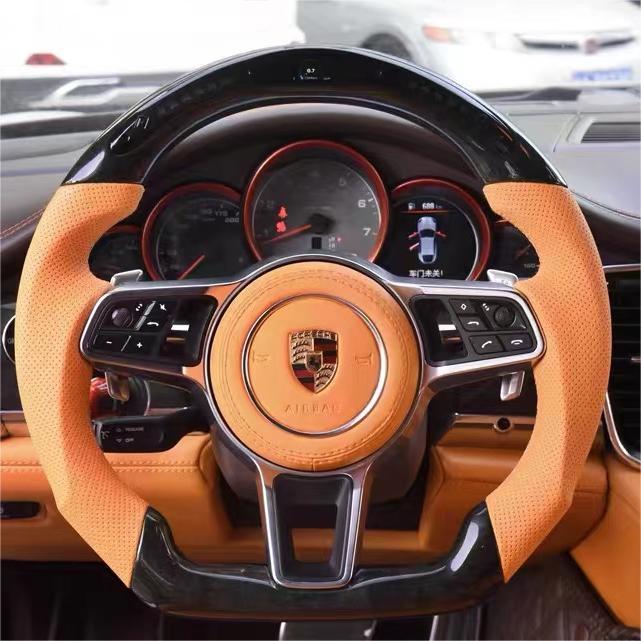 TTD Craft  Porsche 2016-2023 718  Carbon Fiber Steering Wheel