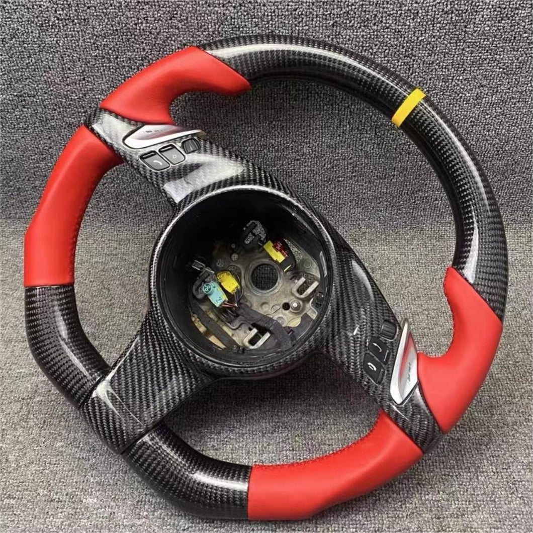 TTD Craft  Porsche 2011-2014  Cayenne 2010-2016 Panamera 2011-2014  911  Carbon Fiber Steering Wheel