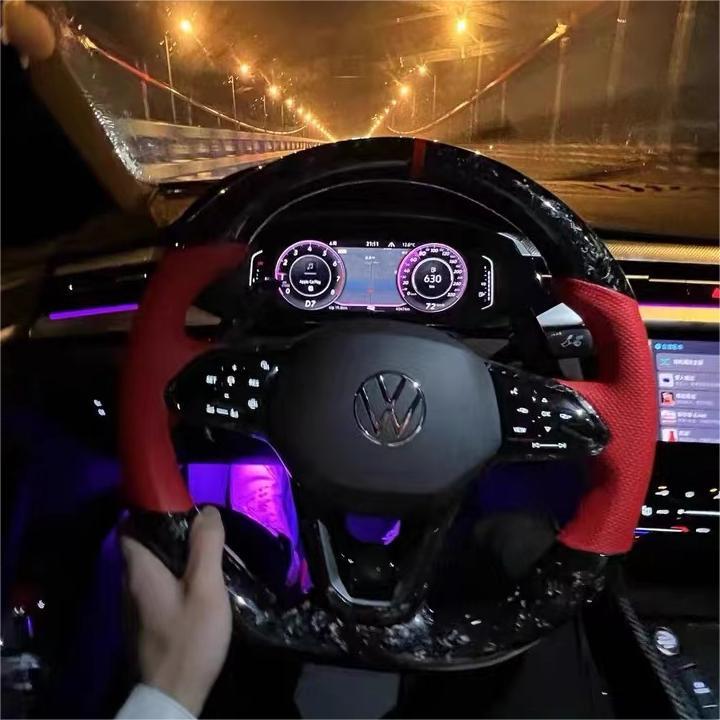 TTD Craft VW 2020-2024 MK8 Carbon Fiber Steering Wheel