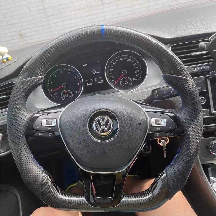 TTD Craft  2015-2019 e-Golf Hatchback Carbon Fiber Steering Wheel