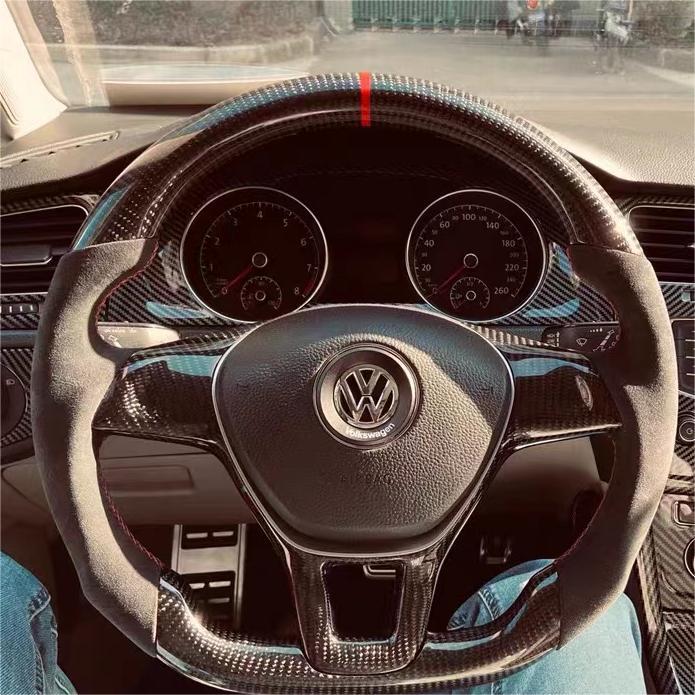 TTD Craft 2017 -2019 Golf Alltrack Wagon  Carbon Fiber Steering Wheel
