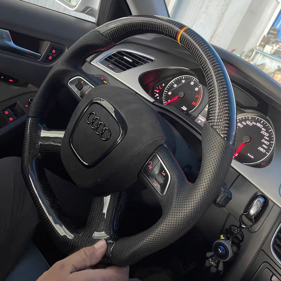TTD Craft Audi A3 A4 A6 A7 A8 Q5 Q7 S4 S6 Carbon Fiber Steering Wheel
