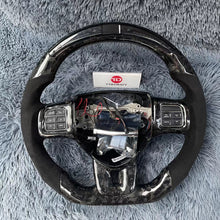 Load image into Gallery viewer, TTD Craft Dodge 2013-2016 Dart / 2011-2014 Avenger Charger Challenger / 2011-2020 Journey Caravan / 2011-2013 Durango Carbon Fiber Steering Wheel
