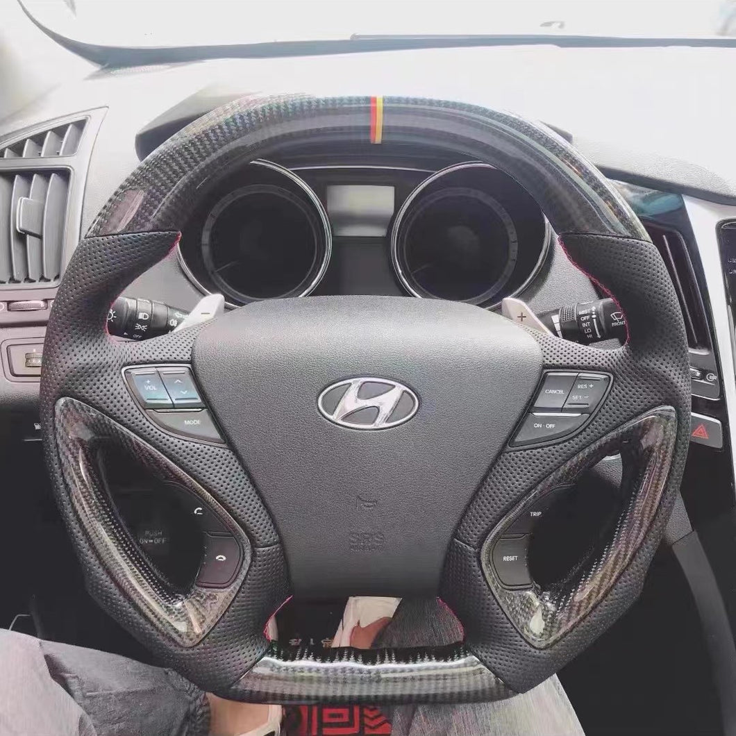 TTD Craft 2011-2014 Sonata Carbon Fiber Steering Wheel