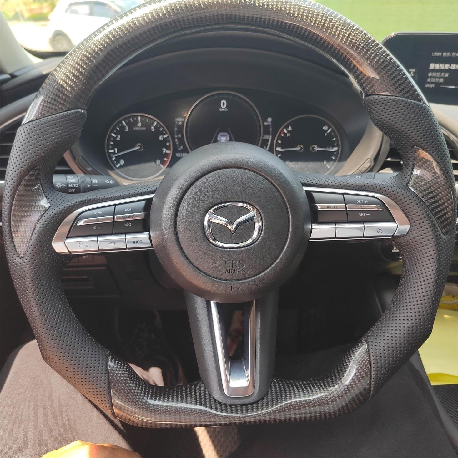 Mazda carbon fiber steering wheel discount
