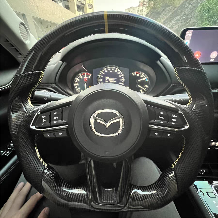 TTD Craft 2017-2022 Mazda CX-5 Carbon Fiber Steering Wheel