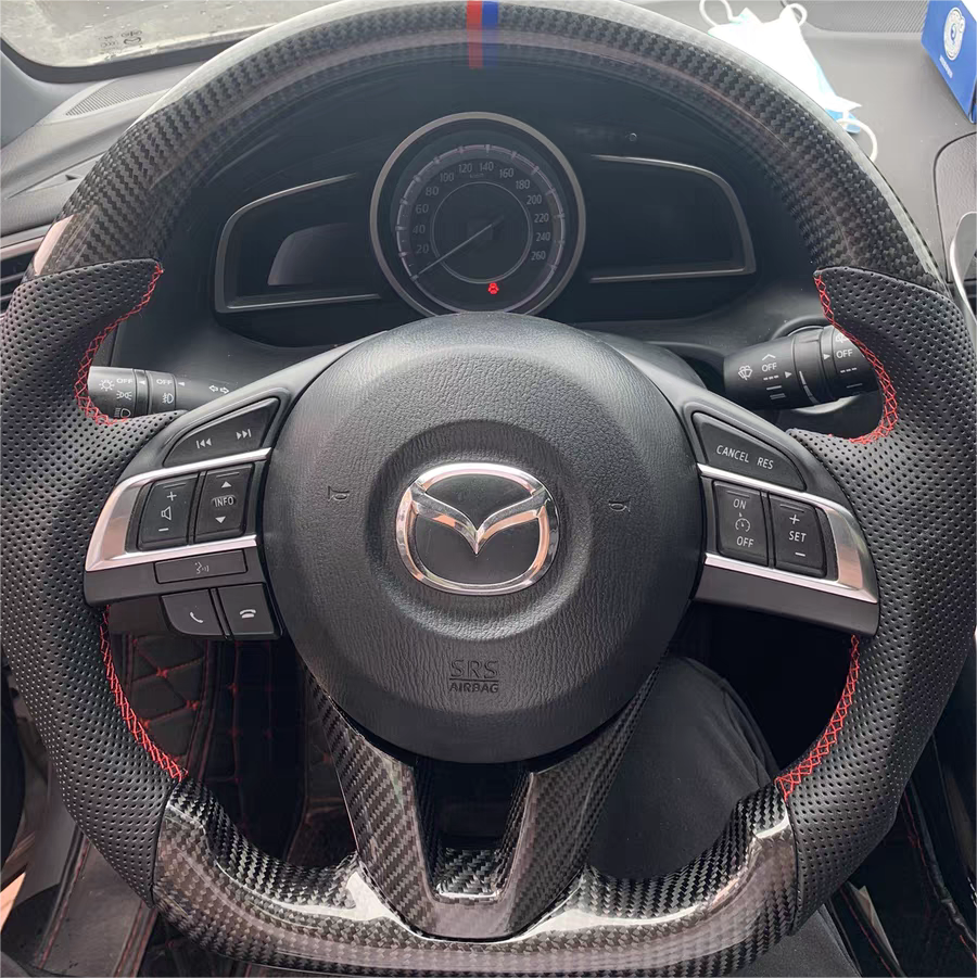 TTD Craft 2012-2016 Mazda CX-5 Carbon Fiber Steering Wheel