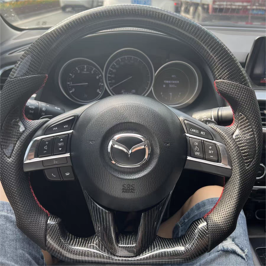 TTD Craft 2014-2016 Mazda 3 Carbon Fiber Steering Wheel