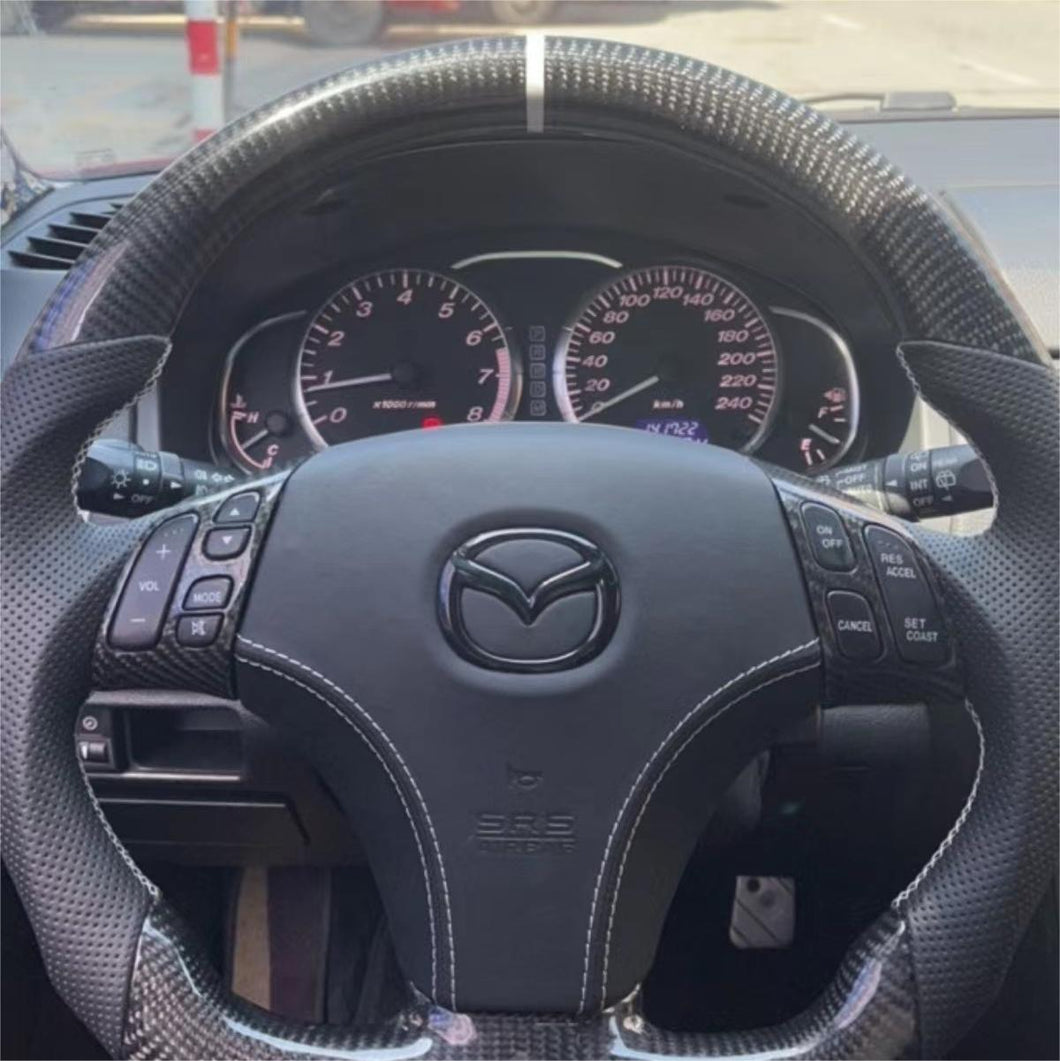 TTD Craft 2003-2008 Mazda 6 Carbon Fiber Steering Wheel