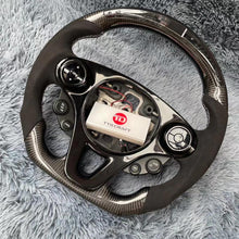 Load image into Gallery viewer, TTD Craft Smart 453 Carbon Fiber Steering Wheel with Paddle shifter
