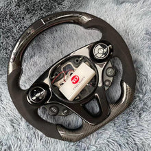 Load image into Gallery viewer, TTD Craft Smart Fortwo 453 Carbon Fiber Steering Wheel with Paddle shifter With LED