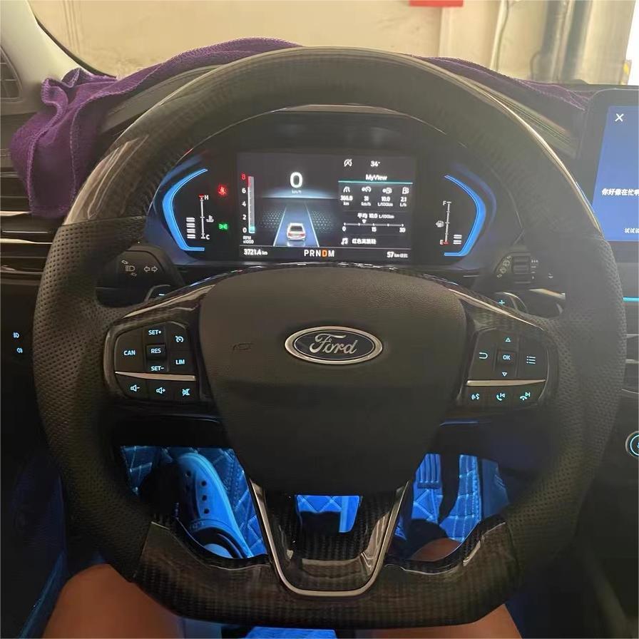 TTD Craft  Ford 2018-2024 Fiesta /Foucs mk4 /BroncoSport /Escape/  E-Transit Carbon Fiber Steering Wheel