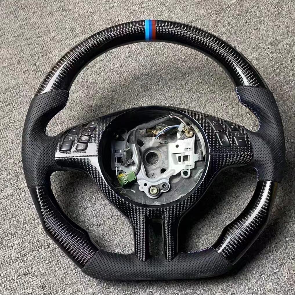TTD Craft  BMW M3 E46 325i 330i / M5 E39 / X5 E53 Carbon Fiber Steering Wheel