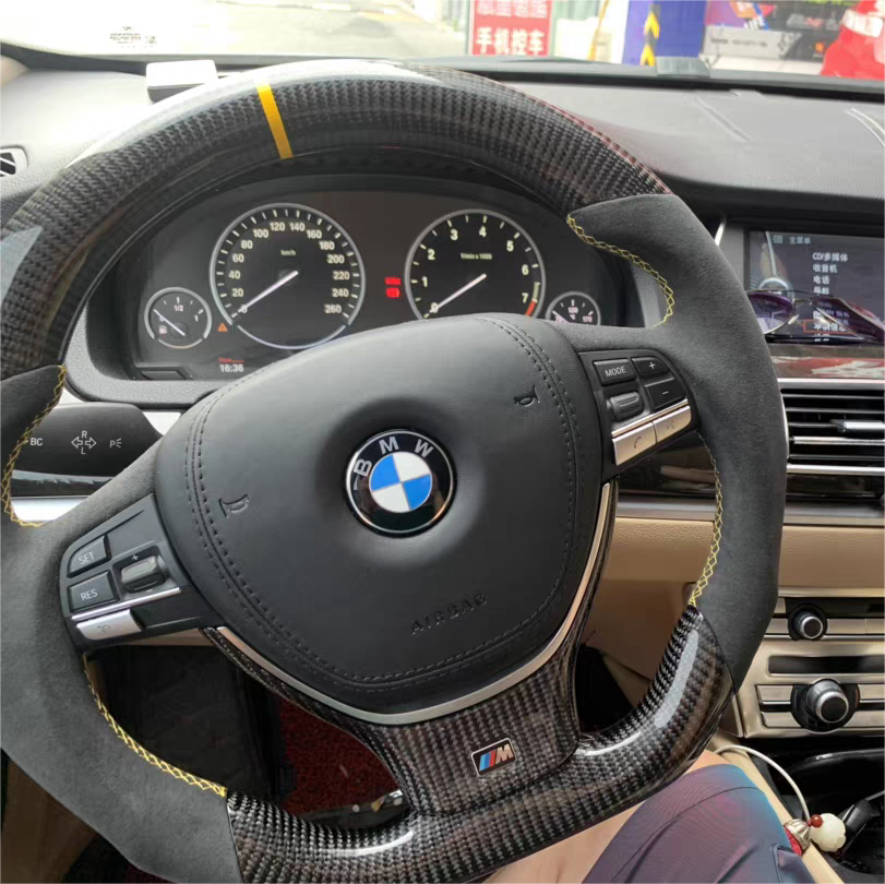 TTD Craft  BMW 5 SERIES F10 F11 / 5GT F07 /6 SERIES F06 F12 F13 /7 SERIES F01 F02 F03 F04 Carbon Fiber Steering Wheel