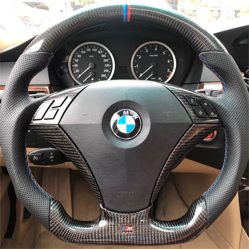 TTD Craft BMW 5 SERIES E60 E61 E65 Carbon Fiber Steering Wheel