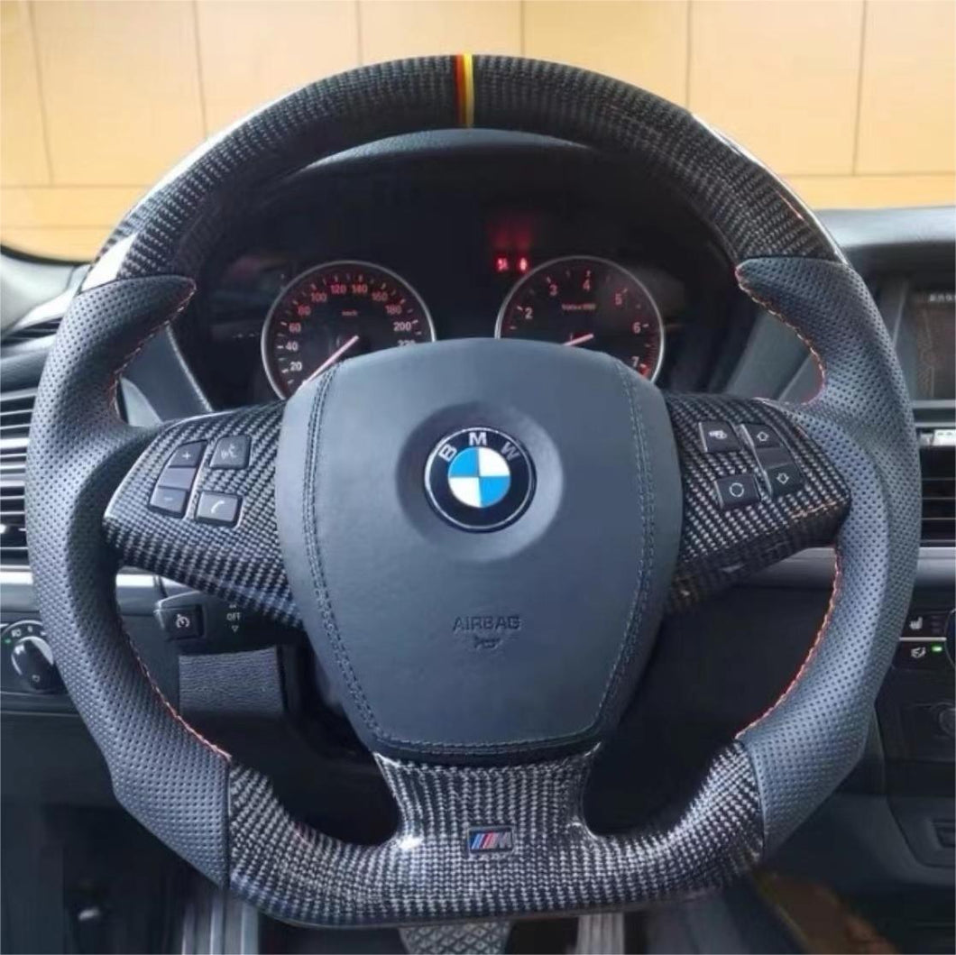 TTD Craft BMW X3 X5 X6 E83 E70 E71 E72 Carbon Fiber Steering Wheel