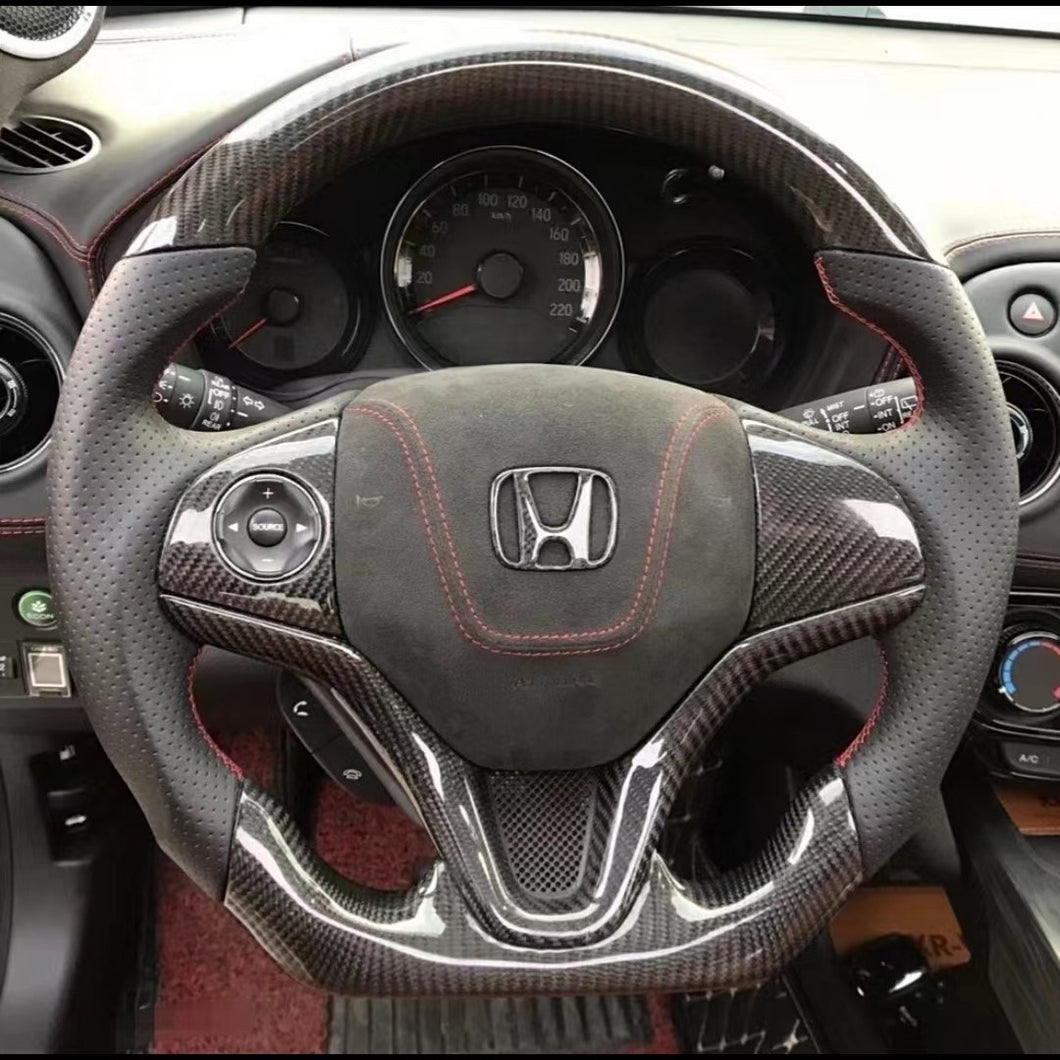 TTD Craft  2015-2020 Honda Fit /Vezel / City  Carbon Fiber Steering Wheel