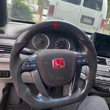 Cargar imagen en el visor de la galería, Volante de fibra de carbono TTD Craft para Honda Accord 2008-2012 / Pilot 2009-2015 / Odyssey 2011-2017