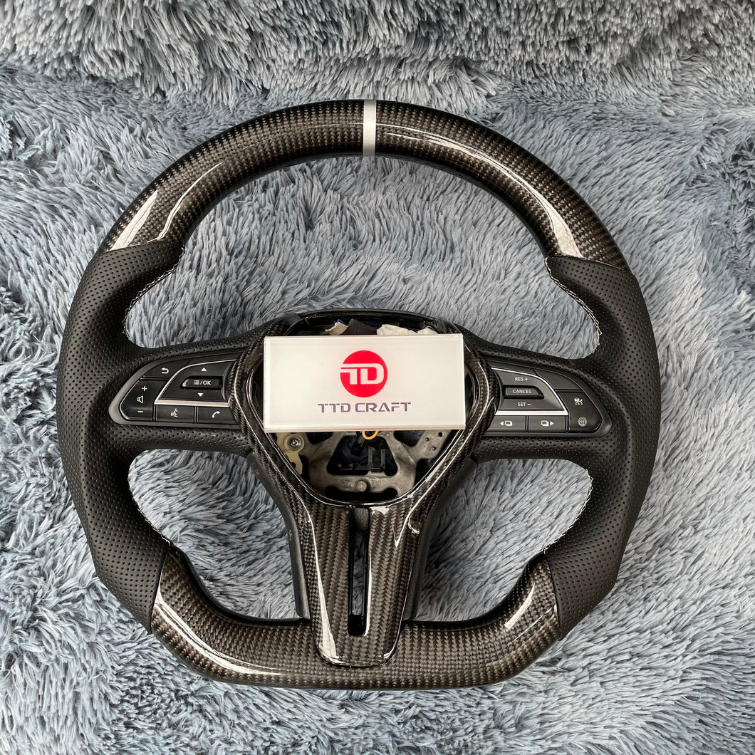 TTD Craft Infiniti  2017-2022 Q60 Carbon Fiber Steering Wheel