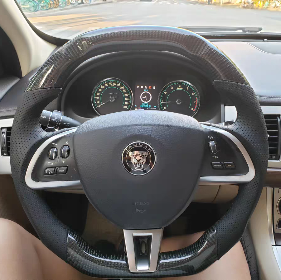 TTD Craft  Jaguar 2008-2015 XF Carbon Fiber Steering Wheel