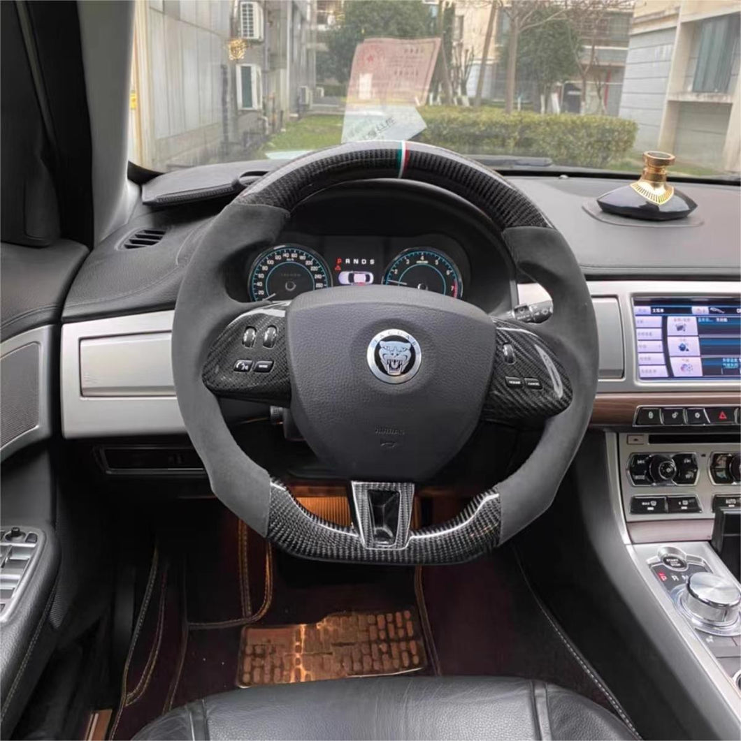 TTD Craft  Jaguar 2008-2015 XF Carbon Fiber Steering Wheel
