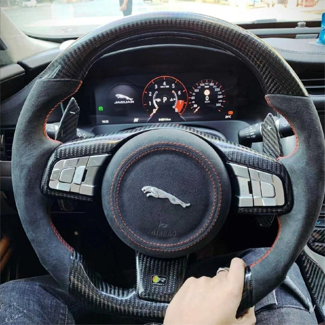 TTD Craft  Jaguar 2018-2020 XEL Carbon Fiber Steering Wheel