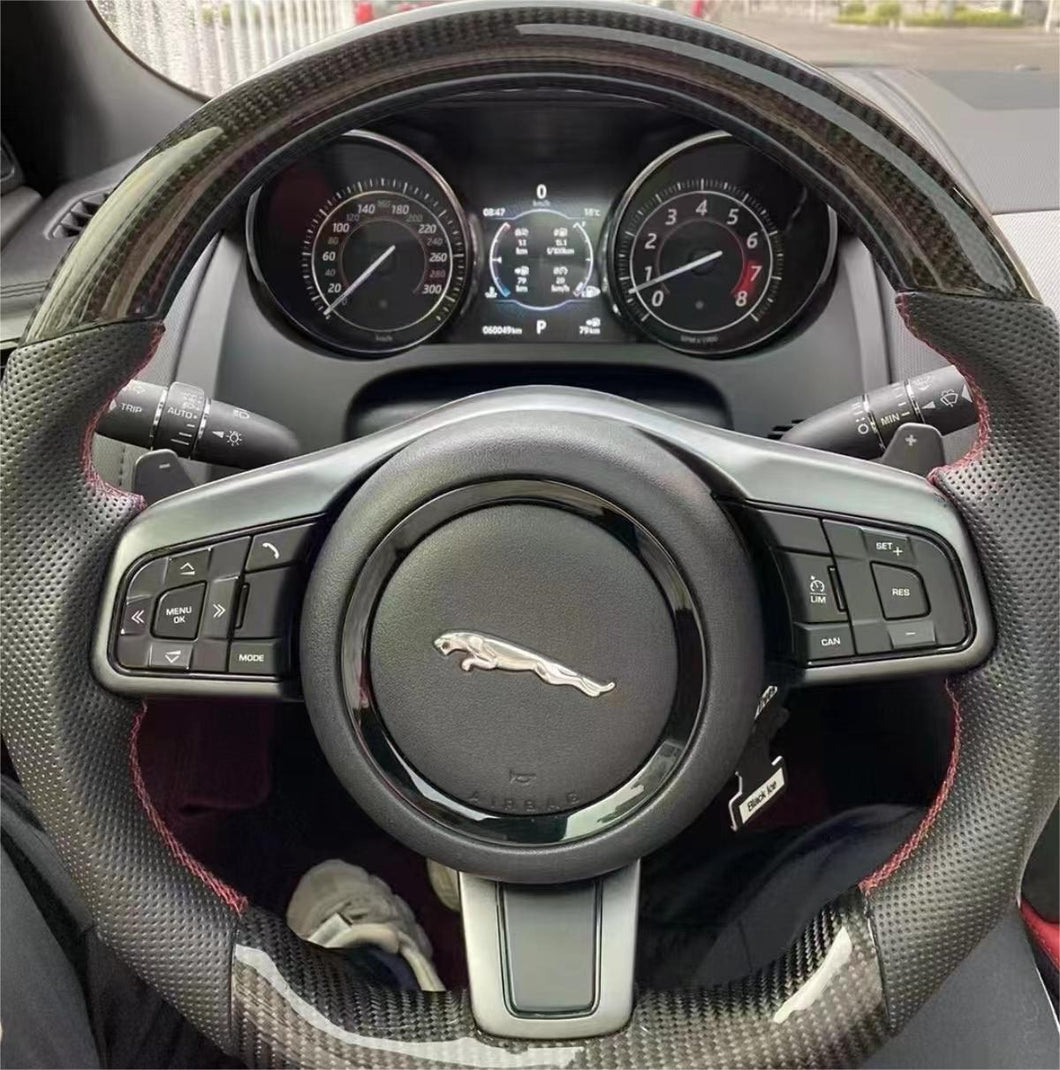 TTD Craft  Jaguar 2018-2020 E-PACE Carbon Fiber Steering Wheel