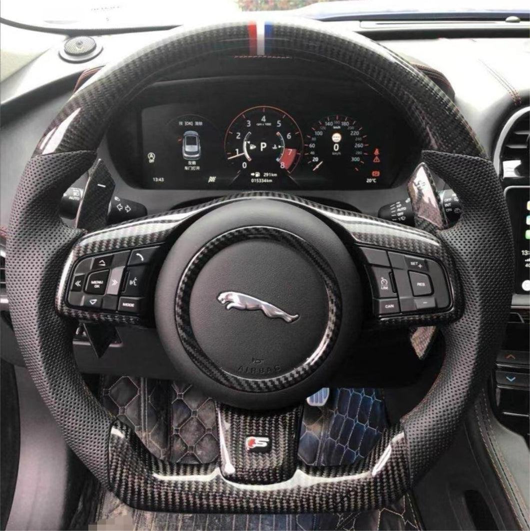 TTD Craft  Jaguar 2016-2020 F-PACE Carbon Fiber Steering Wheel