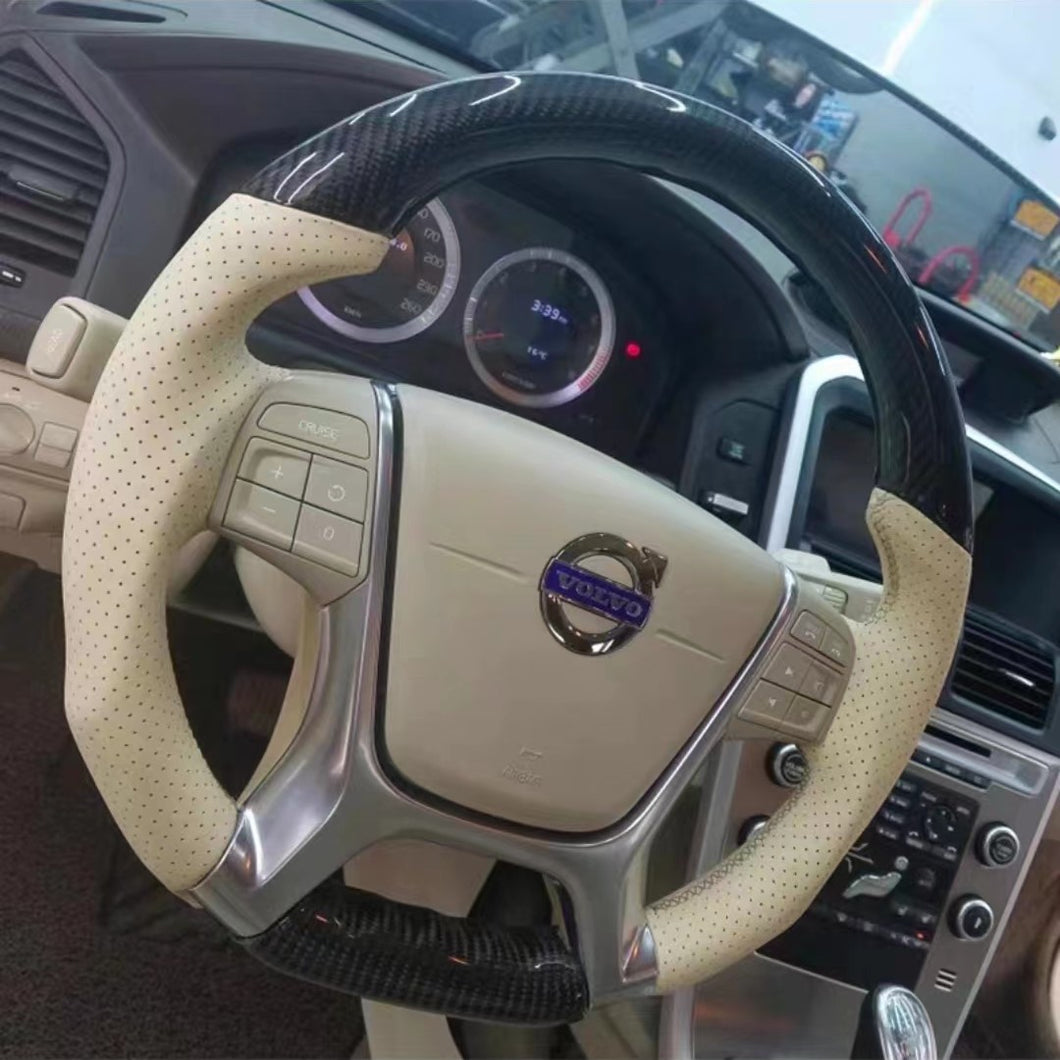 TTD Craft 2013 Volvo XC60 / 2011-2015 Volvo XC70 Carbon Fiber Steering Wheel