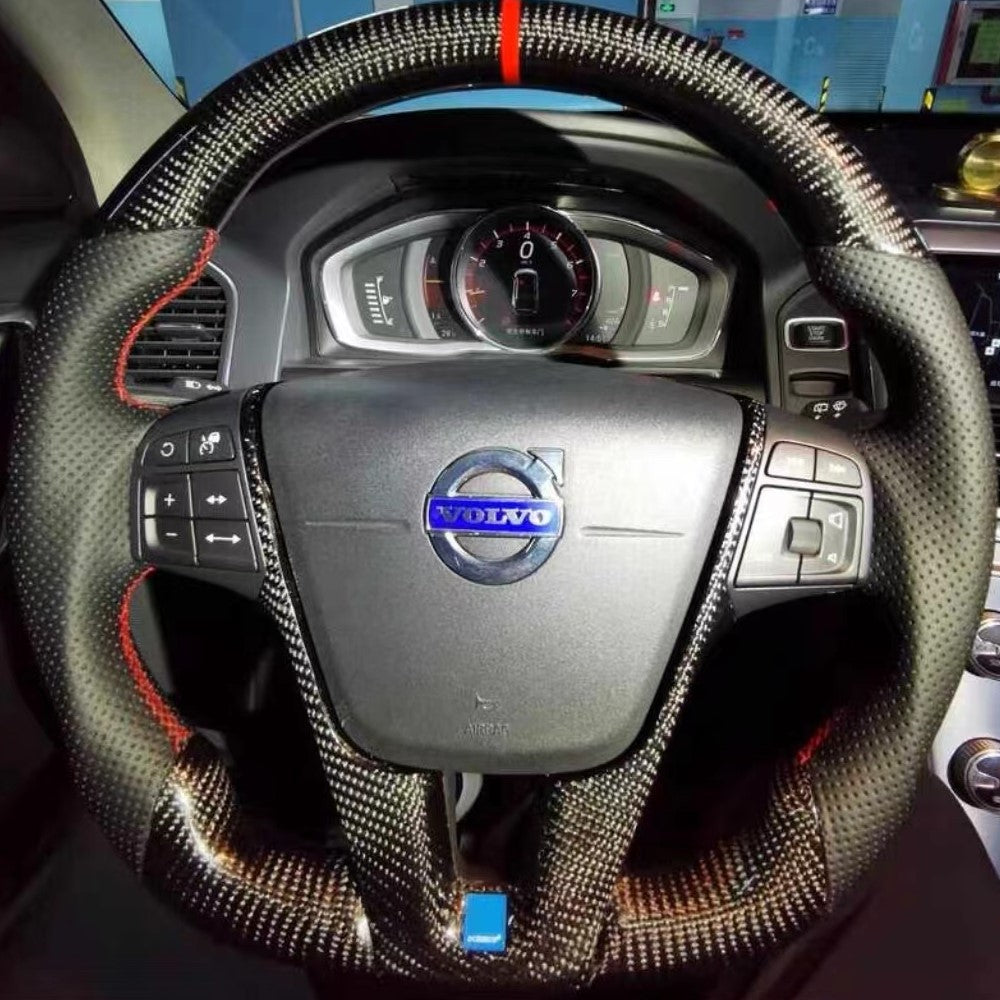 TTD Craft 2010-2018 Volvo S60 Carbon Fiber Steering Wheel
