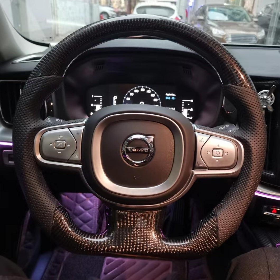 TTD Craft 2017-2023 Volvo V90 / V90 Cross Country Carbon Fiber Steering Wheel