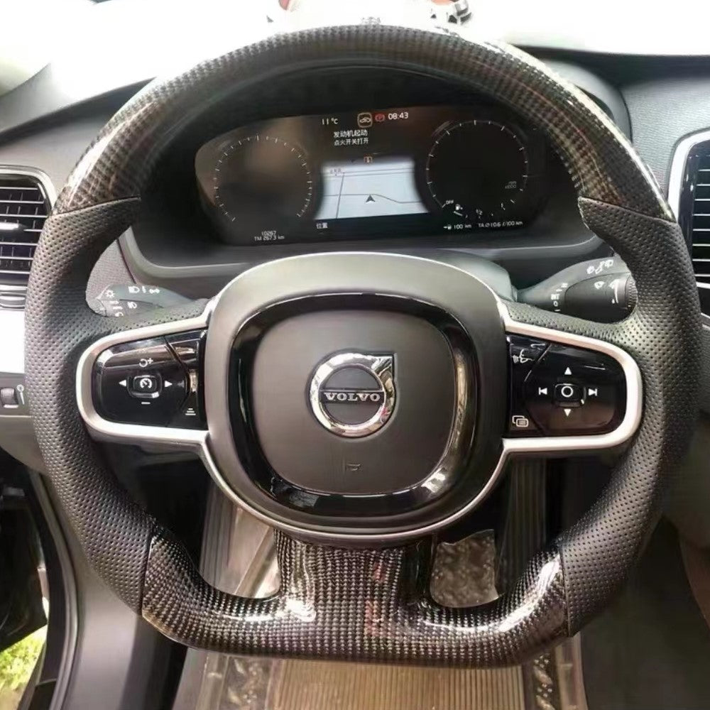 TTD Craft 2019-2023 Volvo V60 / V60 Cross Country Carbon Fiber Steering Wheel